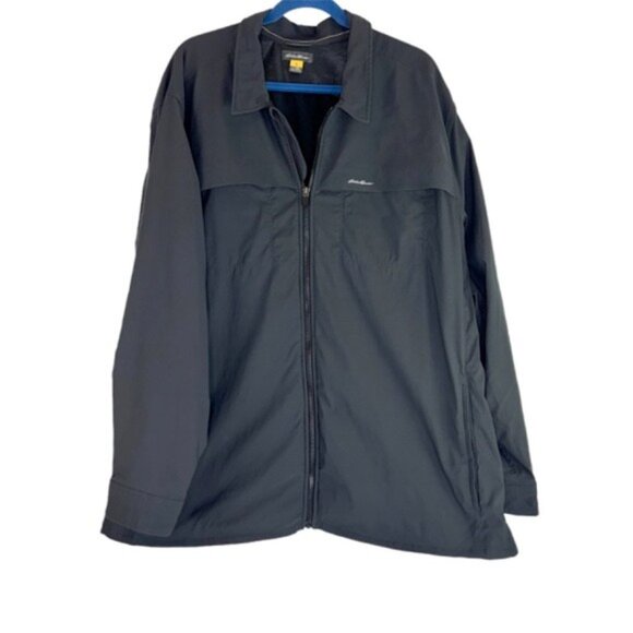 Eddie Bauer Grey Travex Zip Front Jacket - Picture 2 of 8